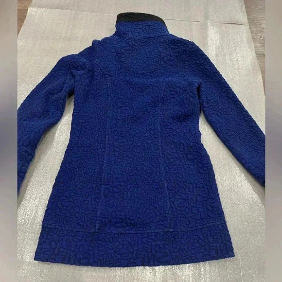 [XS] TONIA DEBELLIS Blue  Black MOLLY JACKET - Picture 4 of 9